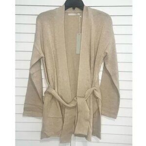 NWT Revolve One Grey Day Cashmere Blend Wrap Cardigan Size XS